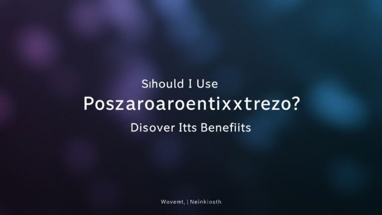 should i use poszaroentixrezo