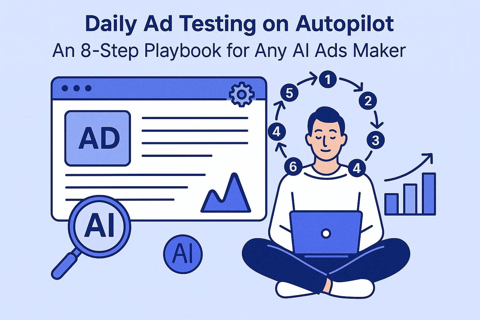 Daily Ad Testing on Autopilot: An 8‑Step Playbook for Any AI Ads Maker